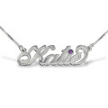 Silver Carrie Style Swarovski Name Necklace Silver Carrie style Swarovski personalised name necklace