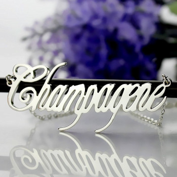 Unique Name Necklace Sterling Silver Unique Name Necklace Sterling Silver