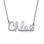 Personalised Stylish Name Necklace In Silver/Gold/Rose Gold