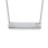 Silver Horizontal Initial Bar Necklace	