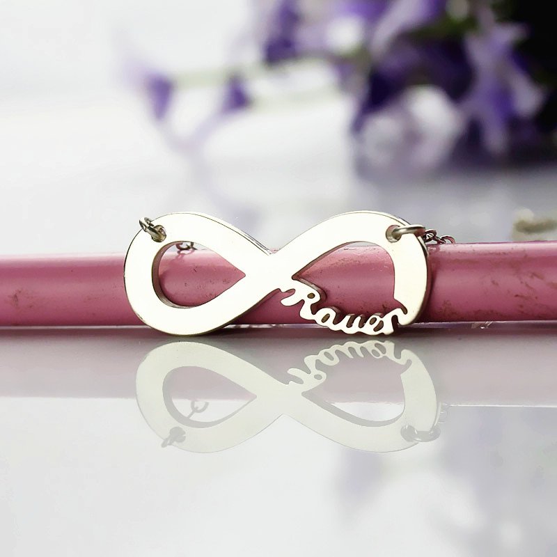Silver Infinity Necklace Silver Infinity Necklace