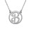 Silver Initial Pendant	