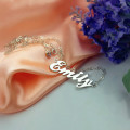 Silver letter pendant product image