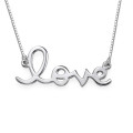 Sterling Silver Love Necklace Sterling silver Love Necklace with Love design and box chain