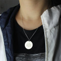 Silver Monogram Pendant Silver monogram pendant