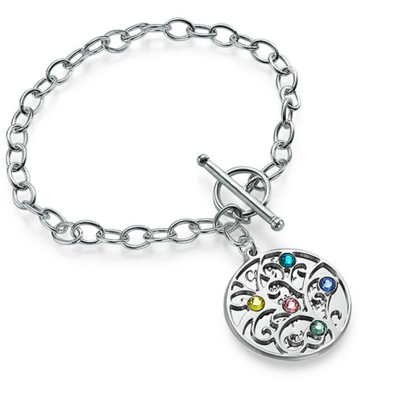 Silver Tree of Life filigree bracelet