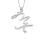 Two Initial Necklace in Sterling Silver	