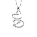 Two Initial Necklace in Sterling Silver Personalised two initial necklace in sterling silver