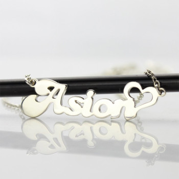 My Name Necklace Persnalized in Silver My Name Necklace Persnalized in Silver