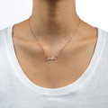 Small Name Necklace in 18ct Rose Gold Plating Small personalised name necklace in 18ct rose gold plating