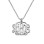 Small Silver Monogram Necklace - Smaller Version