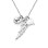 Sterling Silver Angel Wing Necklace	