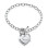 Sterling Silver Double Heart Charm Bracelet/Anklet