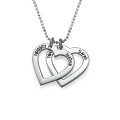 Sterling Silver Engraved Heart Necklace Sterling silver engraved heart necklace gallery view