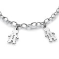 Engraved Kids Bracelet with Name Pendants Engraved kids bracelet with personalised name pendants