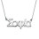 Sterling Silver Greek Name Necklace	