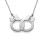 Sterling Silver Handcuff Necklace	