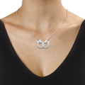 Sterling Silver Handcuff Necklace Sterling silver handcuff necklace with personalised initials