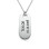 Sterling Silver ID Tag Necklace	