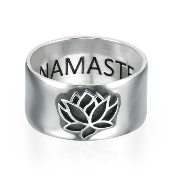Sterling Silver Lotus Flower Ring Sterling Silver Lotus Flower Ring