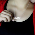 Sterling Silver Love Letter Necklace Sterling silver love letter necklace