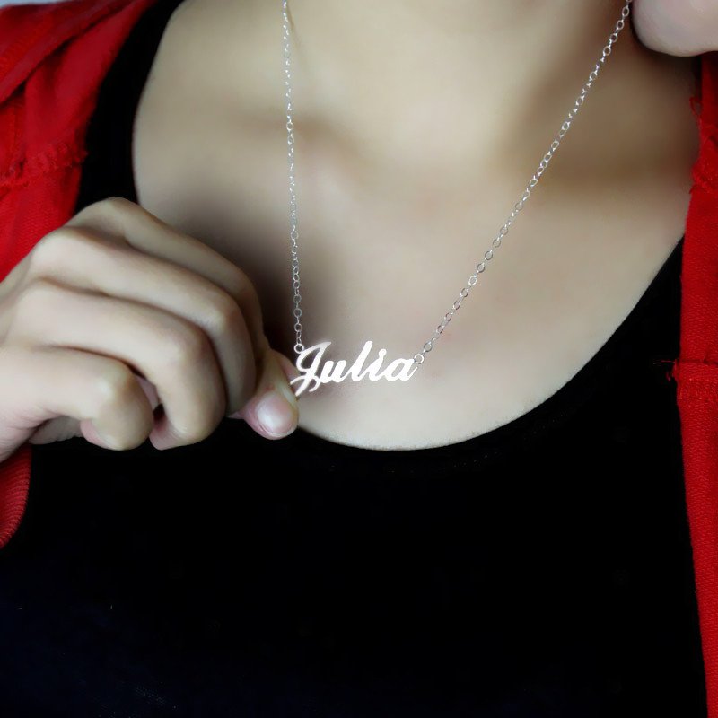 Sterling Silver Love Letter Necklace Sterling silver love letter necklace