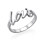 Sterling Silver Love Ring	