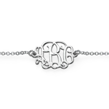Sterling Silver Initials Bracelet /Anklet Sterling Silver Initials Bracelet /Anklet