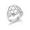 Sterling Silver Monogram Ring	