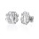 Sterling Silver Monogram Stud Earrings