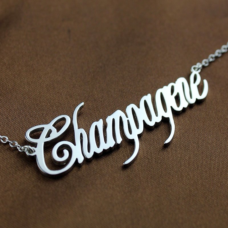 Sterling Silver Name Jewellery Sterling silver personalised name jewellery