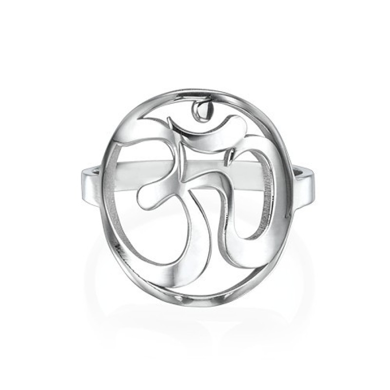 Sterling Silver Om Ring Sterling Silver Om Ring product image