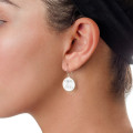 Sterling Silver Personalised Initial Earrings Sterling silver personalised initial earrings product image