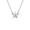 Sterling Silver Star Initial Necklace	