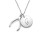 Sterling Silver Wishbone Necklace	