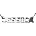 All Capitals Personalised Name Necklace All capitals personalised name necklace
