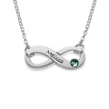 Swarovski Infinity Necklace with Engraving Swarovski infinity necklace with engraving
