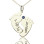 Personalised Memory Feet Necklace with Date Name Sterling Silver