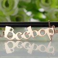 Rose Gold Personalised Beetle Font Name Necklace Rose gold personalised Beetle font name necklace product image