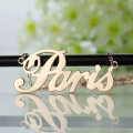 Paris Style Name Necklace Paris style personalised name necklace gallery image
