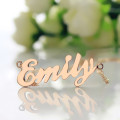 Cursive Script Name Necklace in 18ct Solid Rose Gold Cursive script name necklace in 18ct solid rose gold