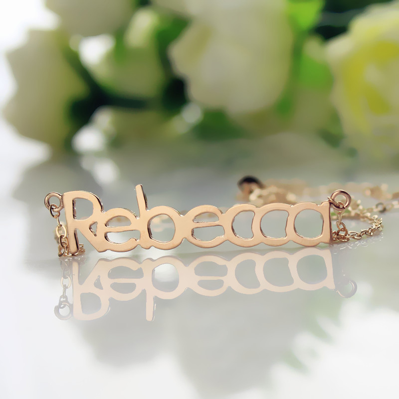 Rebecca Style Personalised Name Necklace Rebecca-style personalised name necklace product image