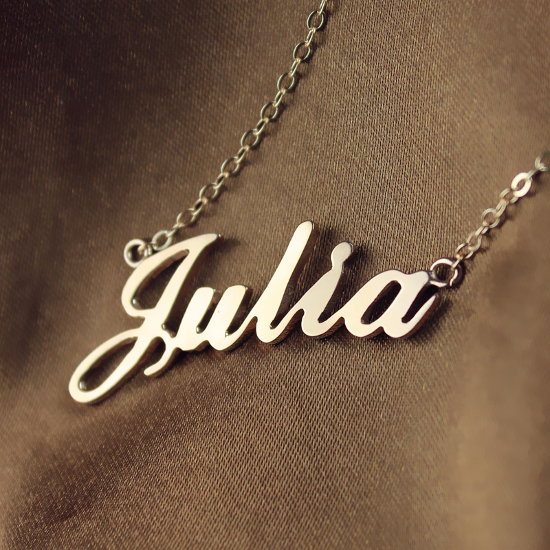Julia style custom name necklace product image