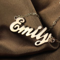 Personalised Cursive Script Name Necklace Personalised cursive script name necklace