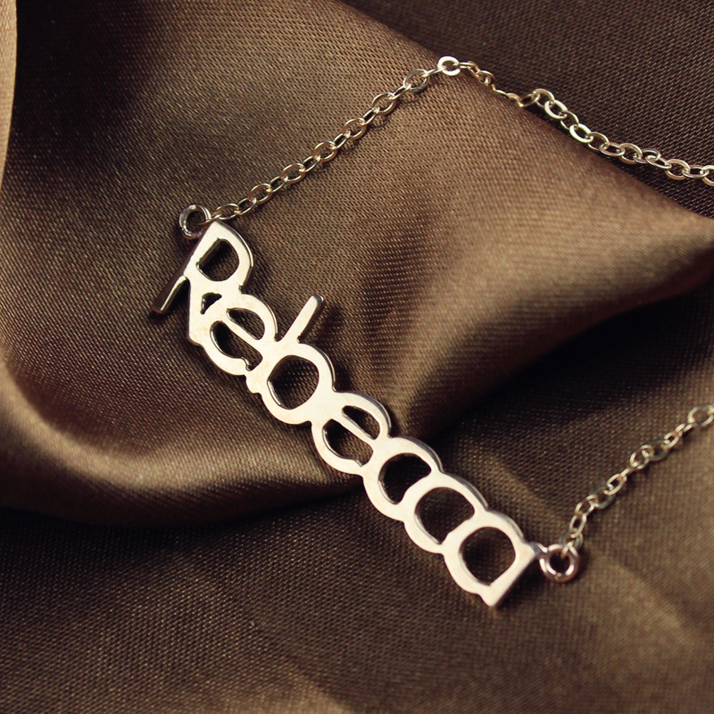Rebecca Style Personalised Name Necklace Rebecca-style personalised name necklace product image