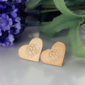 Heart Monogram Stud Earrings Heart monogram stud earrings product image