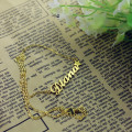 Carrie Style Personalised Name Necklace with Star Personalised Carrie style name necklace with a star