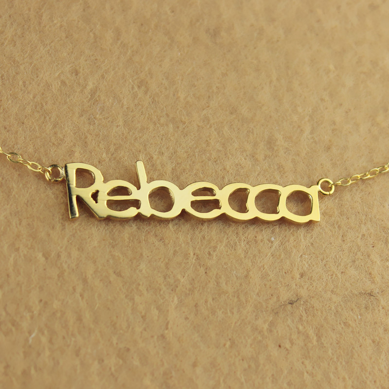 Rebecca style personalised name necklace product image