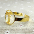 Personalised monogram circle bracelet product image