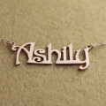 Personalised Harrington font name necklace product image